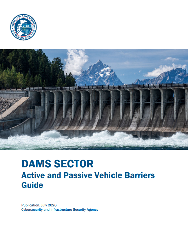 Dams Sector Active and Passive Vehicle Barriers Guide Cover