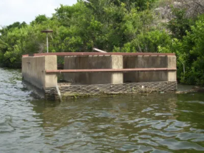 Trash Rack in a River
